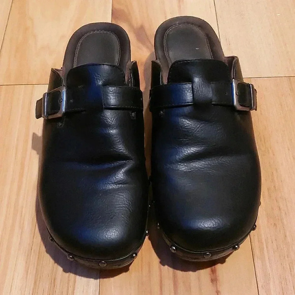 Natural Soul by Naturalizer black Clogs size 8.5 - Picture 3 of 9